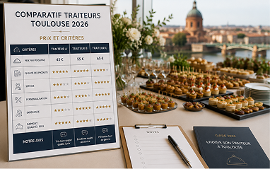 Comparatif traiteurs a Toulouse